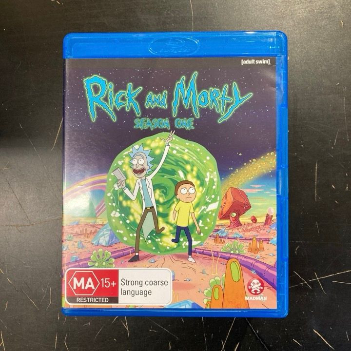 Rick And Morty - Kausi 1 Blu-ray (M-/M-) -tv-sarja- (ei suomenkielistä tekstitystä)